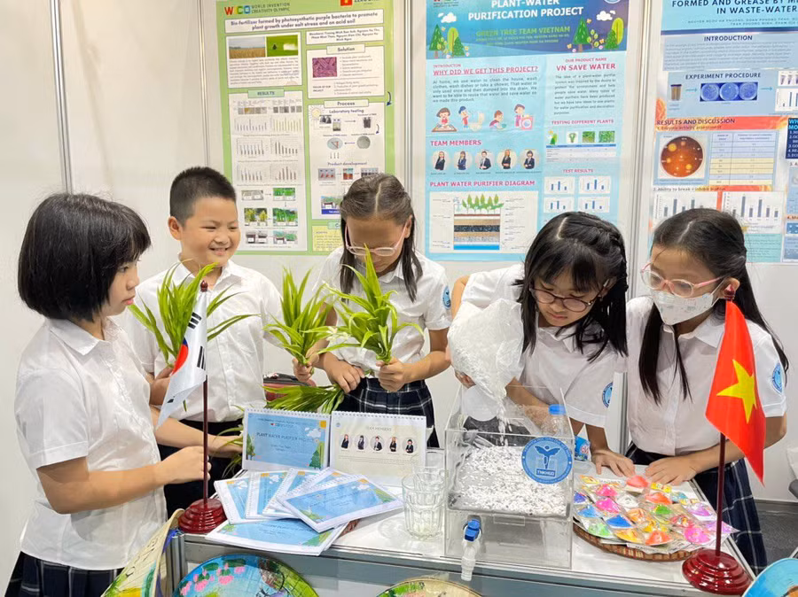 Học sinh khối tiểu học Trường Thực nghiệm tham dự WICO 2022