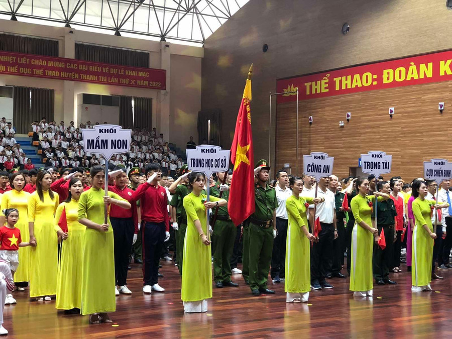 Ngành GD-ĐT Thanh Trì tham dự đại hội thể dục thể thao huyện Ngành GD-ĐT Thanh Trì tham dự đại hội thể dục thể thao huyện