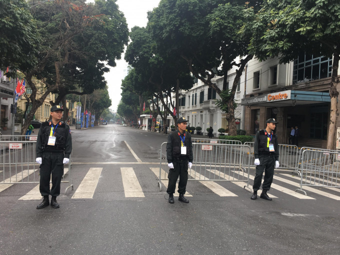 Lực lượng an ninh tại đây được kiểm tra rất nghiêm ngặt.