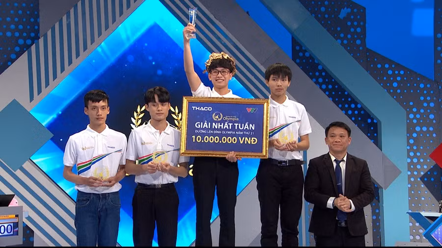 Phan Doãn Nhân giành chiến thắng tại Olympia.