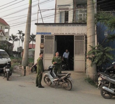 Trụ sở công ty TNHH Thương mại và dịch vụ Tam Đa, nơi xảy ra vụ việc