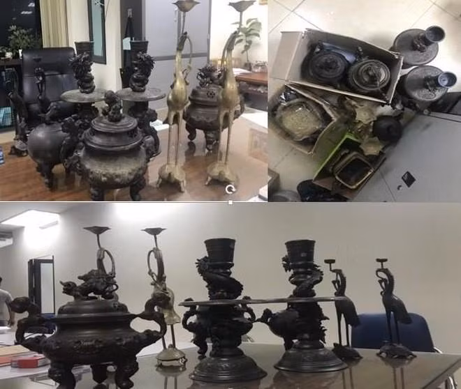 Hình ảnh tang vật cơ quan chức năng thu giữ.