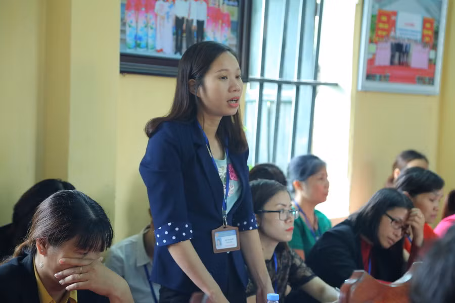 Cô giáo chủ nhiệm báo cáo sự việc