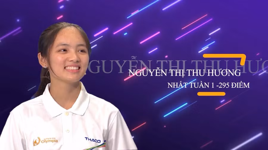 Thí sinh Nguyễn Thị Thu Hương