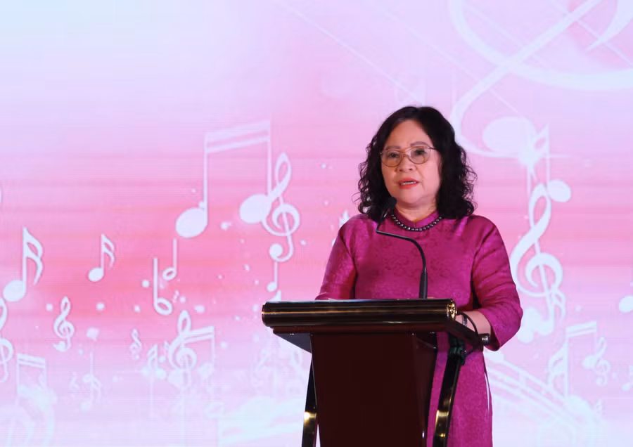 Thứ trưởng Ngô Thị Minh phát biểu khai mạc