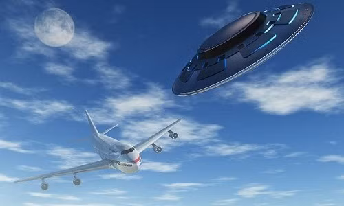 Phi công Mỹ đụng độ UFO trên sa mạc