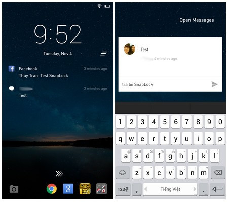 Ứng dụng khóa màn hình thông minh và hữu ích cho smartphone ảnh 6 Cuối cùng nhấn nút Finish để hoàn tất quá trình thiết lập trên SnapLock.