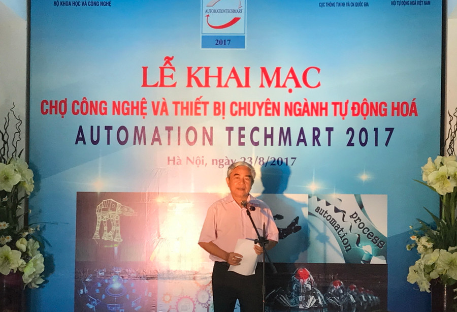 Ông Nguyễn Quân phát biểu tại lễ khai mạc