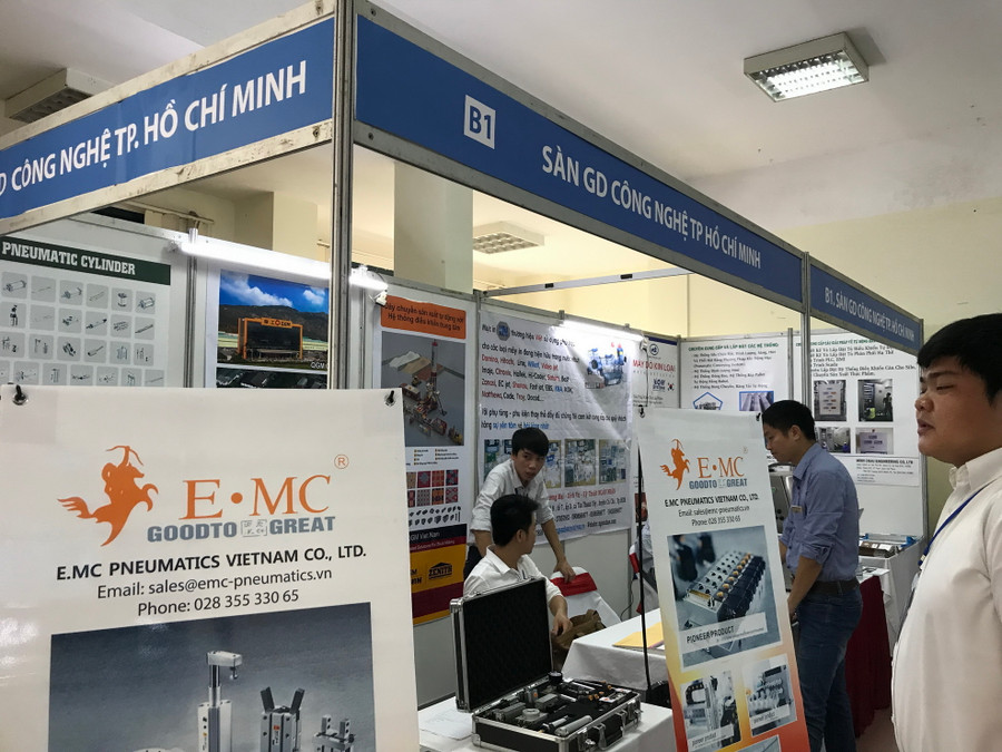 Một gian hàng tại Automation Techmart 2017