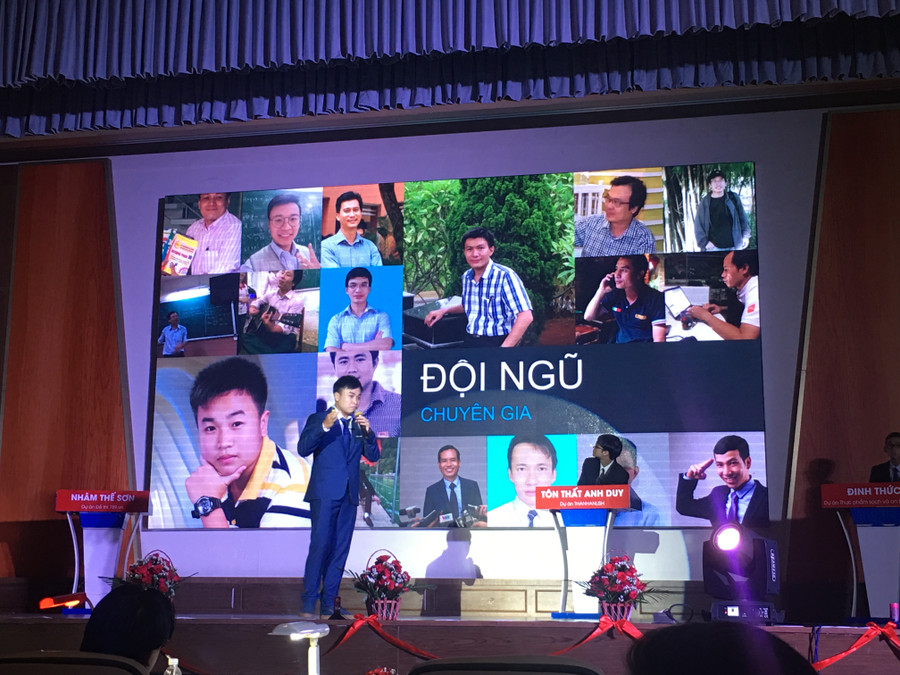 Thí sinh Nhân Thế Sơn chia sẻ về dự án Ngân hàng đề thi trắc nghiệm 789.vn