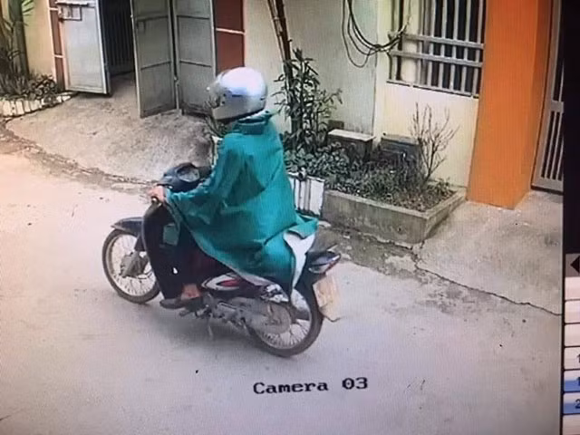 Đối tượng cướp ngân hàng tại Phú Thọ qua trích xuất camera. 