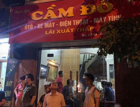 Tiệm cầm đồ nơi xảy ra sự việc (Ảnh Trần Kiên).