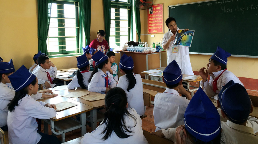 Nhiều điều bổ ích từ hội trại “Bé làm khoa học”