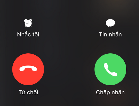 Hướng dẫn từ chối cuộc gọi trên iPhone