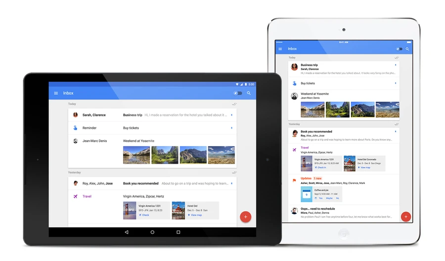 Ứng dụng Google Inbox “cập bến” iPad, Safari và Firefox