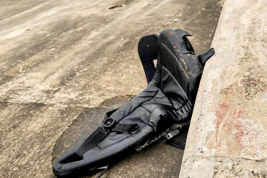 Ghế của chiếc máy bay trực thăng gặp nạn. Ghế của chiếc máy bay trực thăng gặp nạn.