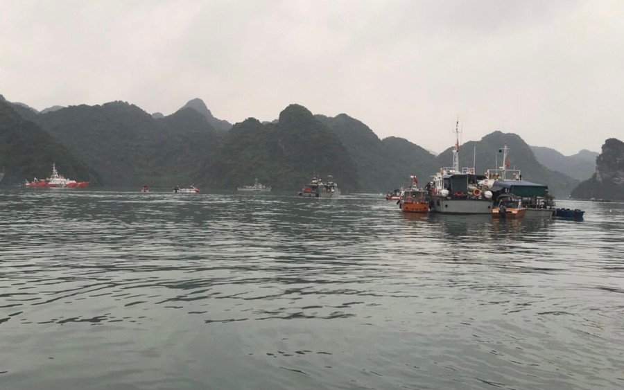 Khu vực hiện trường máy bay gặp nạn.