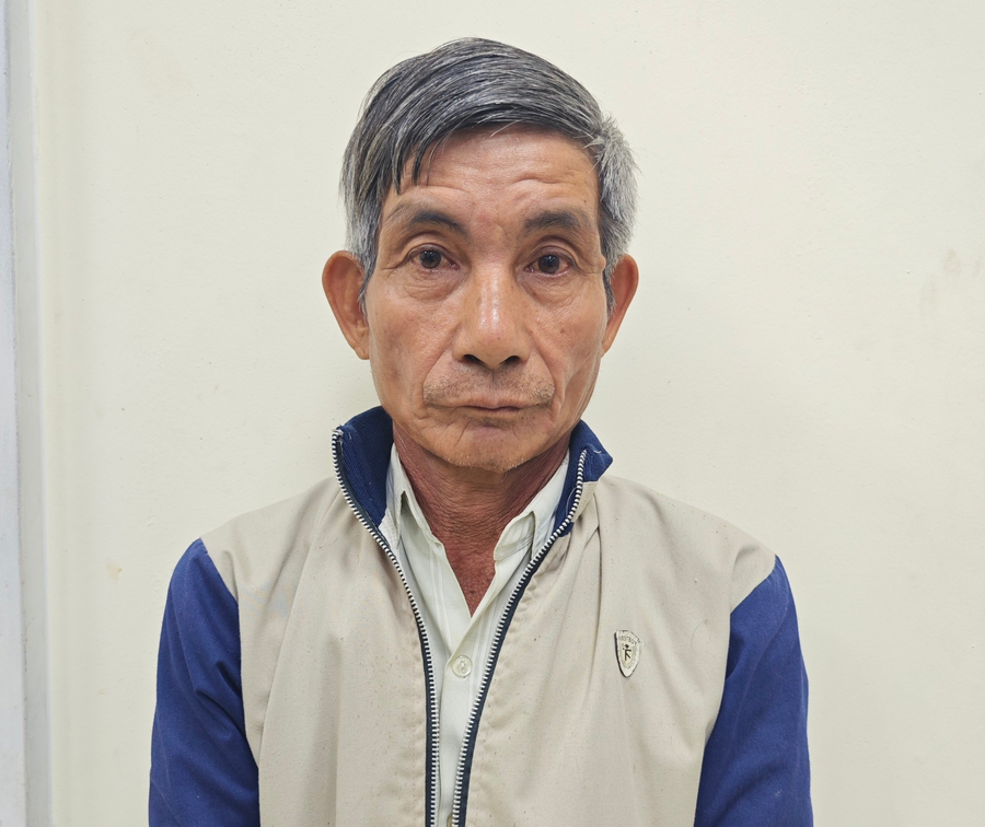 Nguyễn Đình Ý tại Công an quận Bắc Từ Liêm.