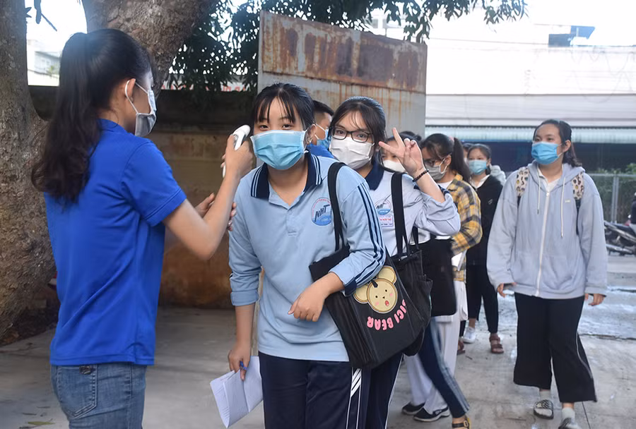 Thí sinh tỉnh Long An.