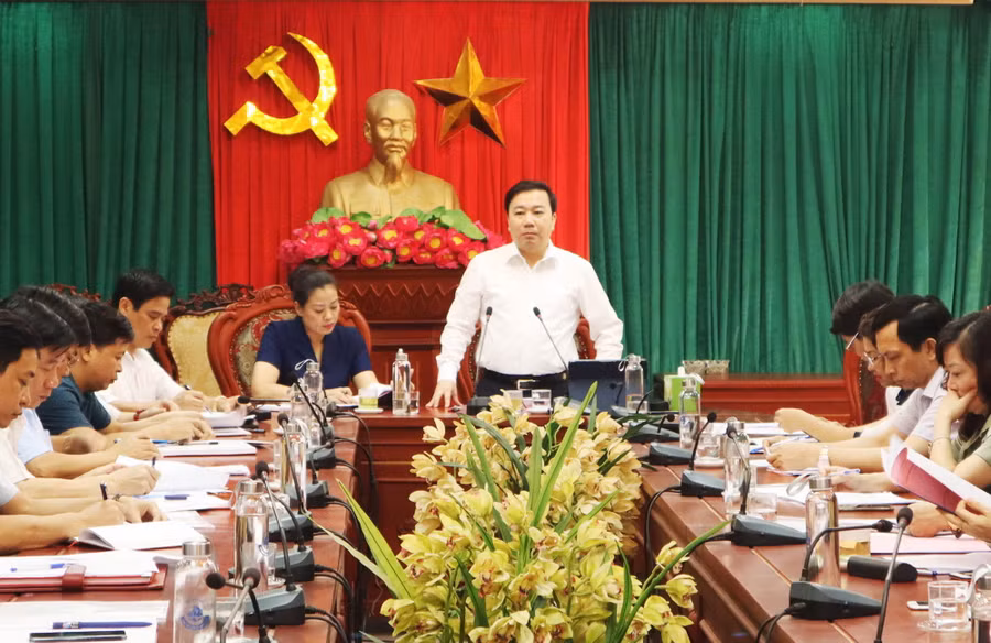 Lãnh đạo Sở GD&ĐT Hà Nội làm việc với lãnh đạo huyện Mỹ Đức