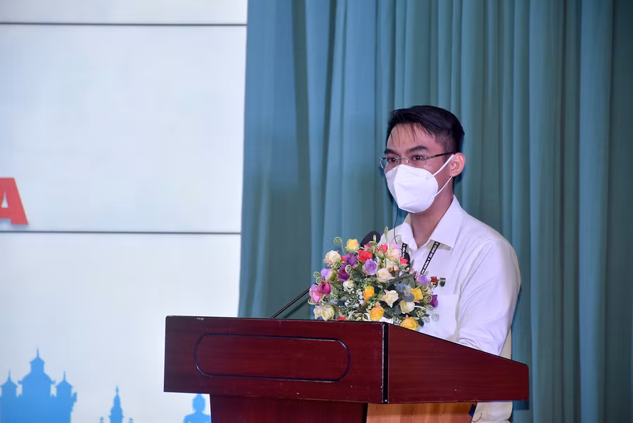 Anh Hà Thanh Đạt - Bí thư Đoàn Trường ĐH Y khoa Phạm Ngọc Thạch.