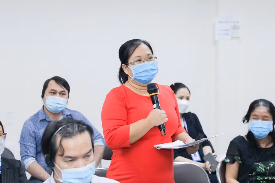 Đại diện các đơn vị tham gia trao đổi tại sự kiện.