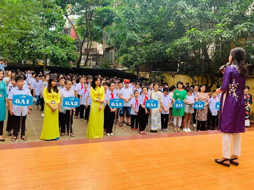 Trường THCS Phương Mai tập trung học sinh lớp 6 tại cơ sở trường học cũ Trường THCS Phương Mai tập trung học sinh lớp 6 tại cơ sở trường học cũ