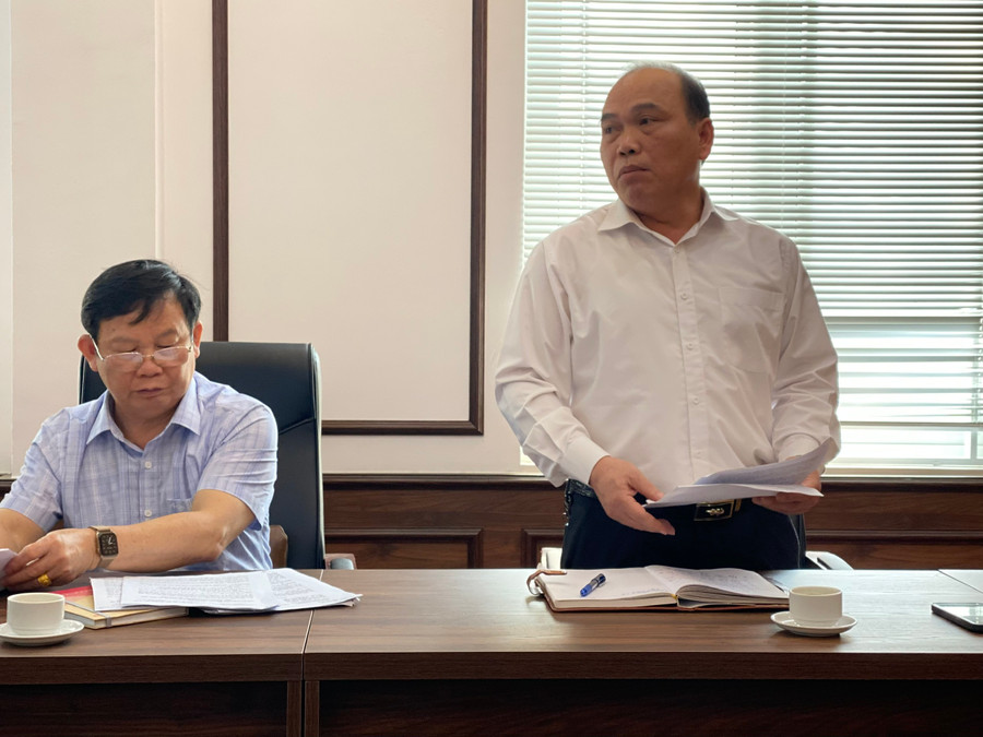 Ông Nguyễn Văn Dĩnh – Phó Giám đốc Sở GD&amp;ĐT tỉnh Thanh Hoá (tỉnh Thanh Hoá) nêu những khó khăn trong quá trình thực hiện.