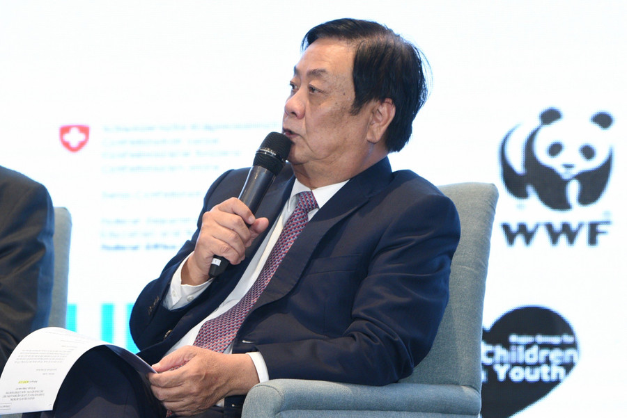 Bộ trưởng Bộ Nông nghiệp và Phát triển Nông thôn Lê Minh Hoan phát biểu.