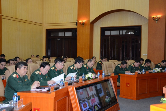 Các đại biểu dự hội nghị tại điểm cầu Hà Nội