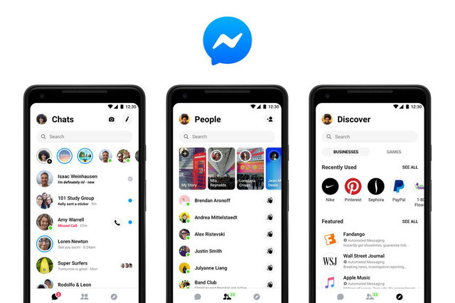 Facebook thay áo mới cho ứng dụng Messenger - Ảnh 2. Facebook thay áo mới cho ứng dụng Messenger - Ảnh 2.