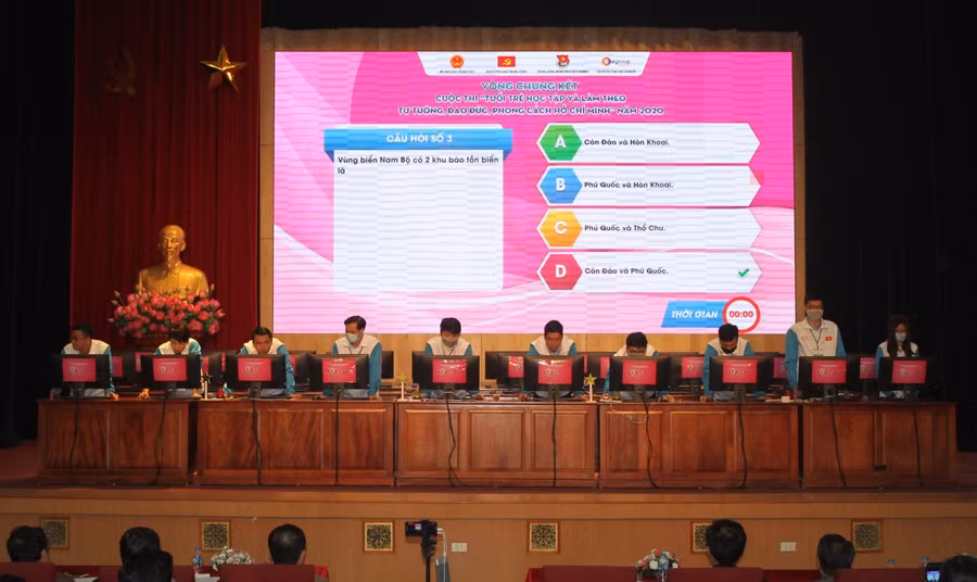 Các thí sinh dự thi vòng chung kết