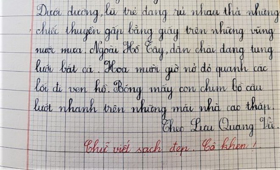 Nét chữ diệu kì của Linh Thị Hồng Nét chữ diệu kì của Linh Thị Hồng