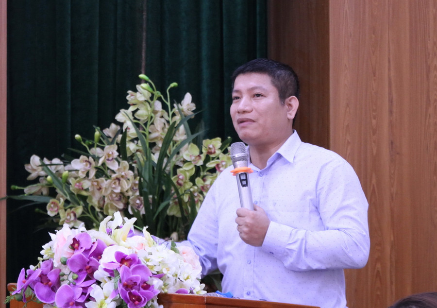 Đại biểu phát biểu tại hội thảo