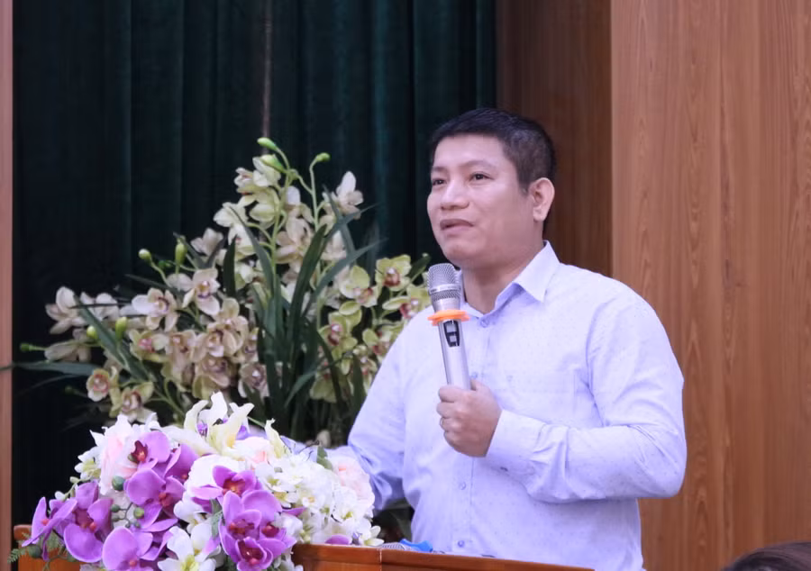 Đại biểu phát biểu tại hội thảo