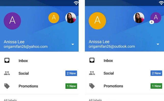 Ứng dụng Gmail mới sẽ hỗ trợ quản lý Yahoo Mail, Outlook