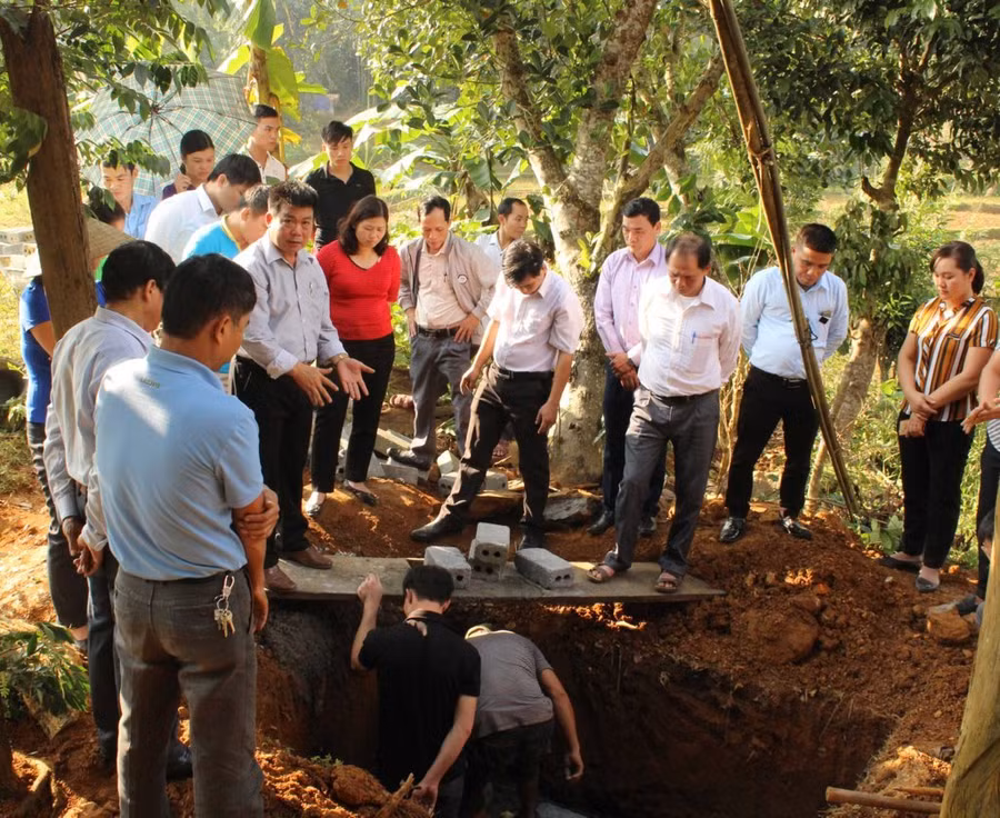 Chương trình xây dựng nhà tiêu hợp vệ sinh tại Hà Giang phát huy hiệu quả thiết thực,