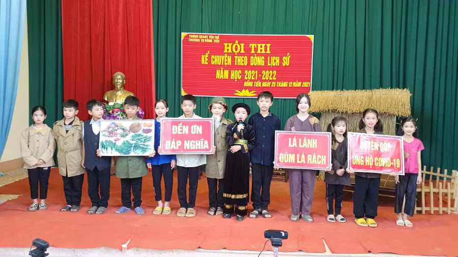 Các tác phẩm tại Hội thi thực hiện dưới dạng sân khấu hoá.