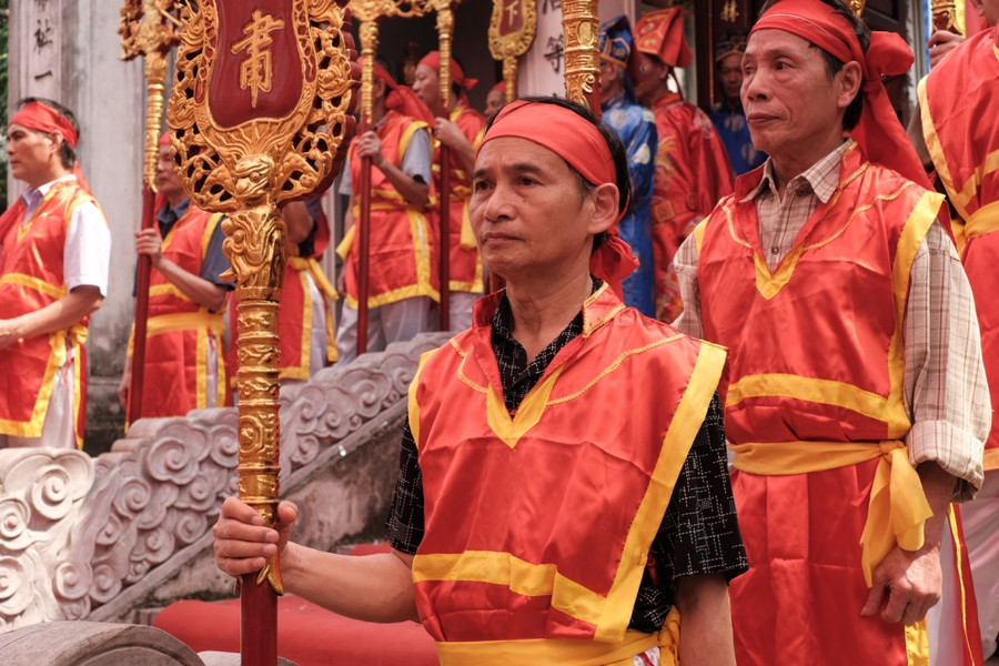 Nhiều nghi lễ thể hiện trang nghiêm... (Ảnh: Đăng Chung). Nhiều nghi lễ thể hiện trang nghiêm... (Ảnh: Đăng Chung).