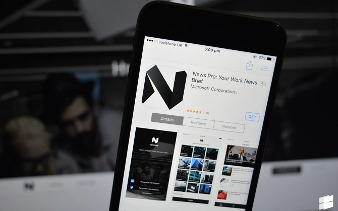 Microsoft ra ứng dụng đọc tin riêng cho iOS
