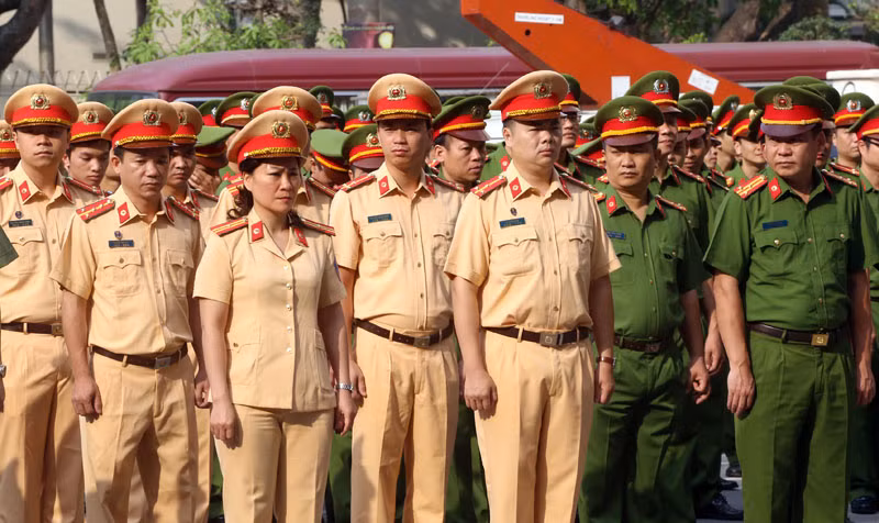 trang phục công an, trang phục CAND mới