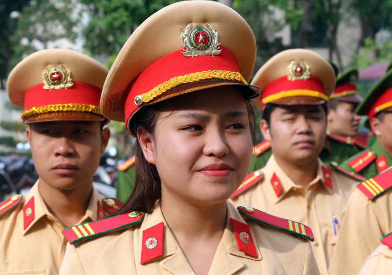 trang phục công an, trang phục CAND mới trang phục công an, trang phục CAND mới