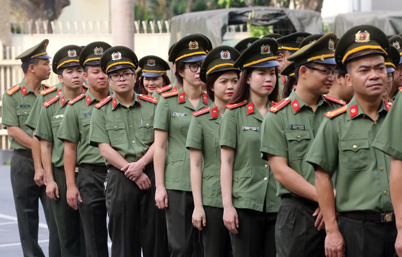 trang phục công an, trang phục CAND mới trang phục công an, trang phục CAND mới