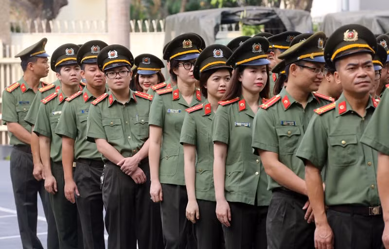 trang phục công an, trang phục CAND mới