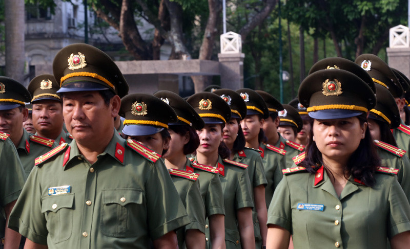 trang phục công an, trang phục CAND mới trang phục công an, trang phục CAND mới