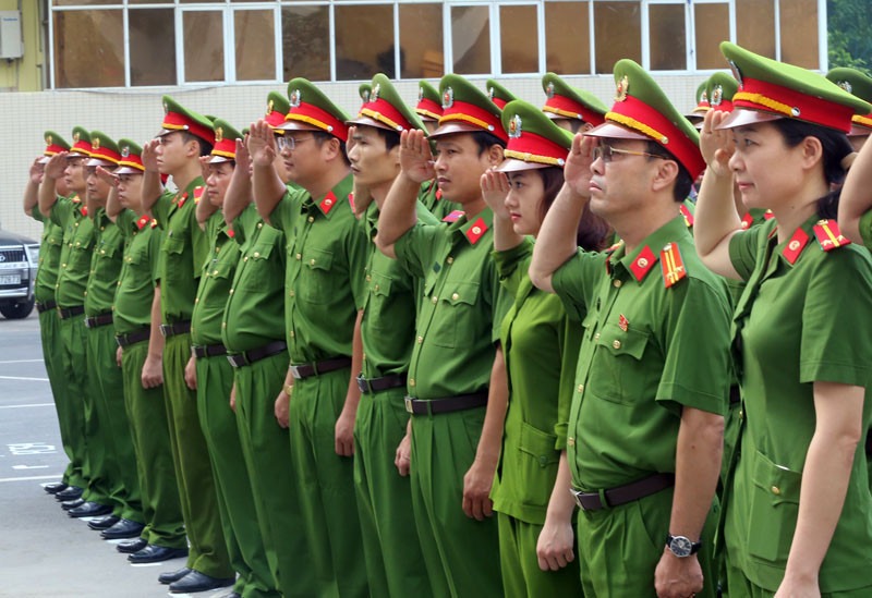 trang phục công an, trang phục CAND mới trang phục công an, trang phục CAND mới