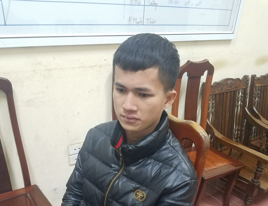 Ngô Văn Linh tại cơ quan Công an.