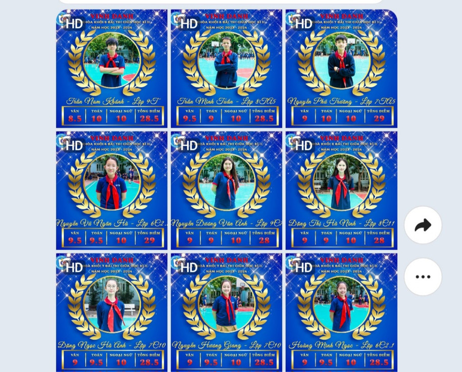 Trường THCS Đoàn Thị Điểm vinh danh các thủ khoa, á khoa trong cuộc thi giữa học kỳ 2 năm học 2023 -2024. Trường THCS Đoàn Thị Điểm vinh danh các thủ khoa, á khoa trong cuộc thi giữa học kỳ 2 năm học 2023 -2024.