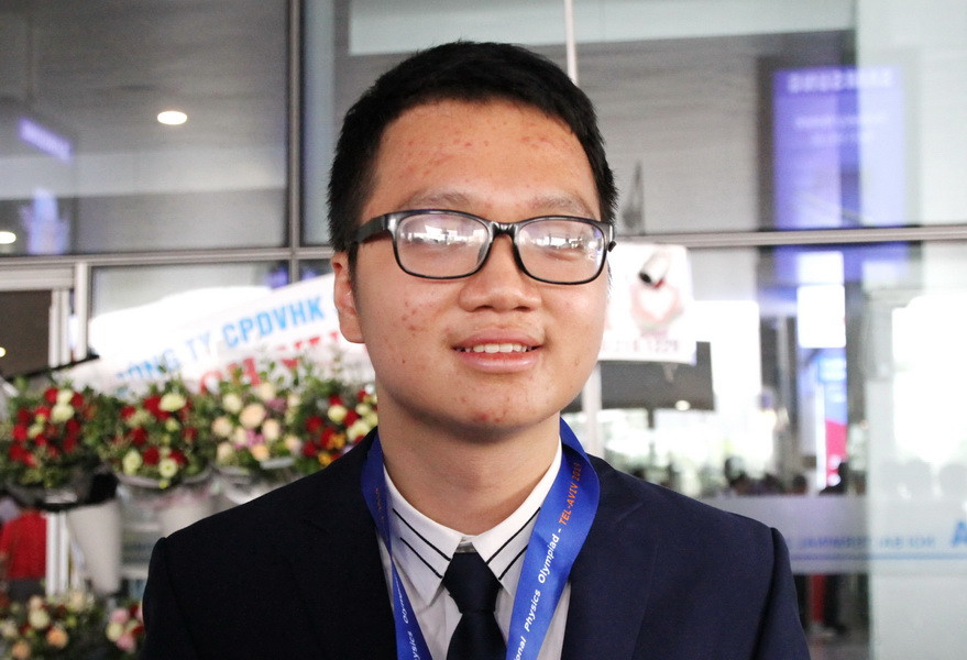 Đón đoàn Olympic Vật lí quốc tế trở về với thành tích tốt nhất trong lịch sử ảnh 6