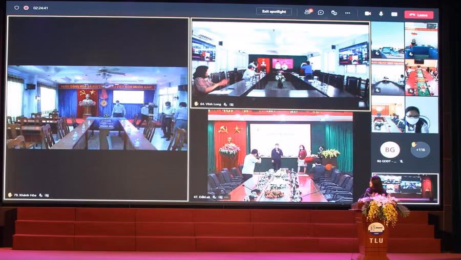 Lễ trao giải còn được diễn ra tại các điểm cầu trong cả nước